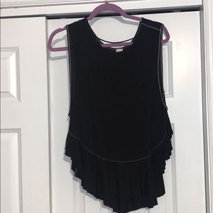 Free People Black Tank